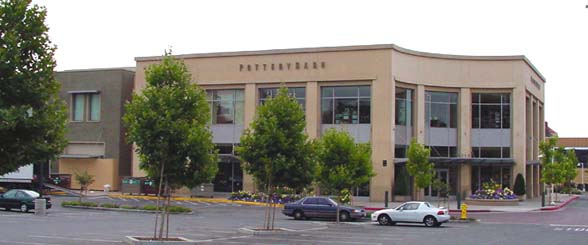 New two-story steel framed retail building housing Pottery Barn, Talbots, Coldwater Creek, etc.
